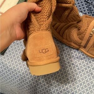 UGG Women's Knit Tan Boots